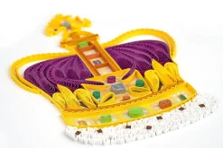 St. Edward's Crown Quilled Greeting Card- Greeting Cards