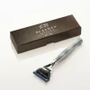 St. James of London Cheeky B'stard Brushed Metal Safety Razor- Razors