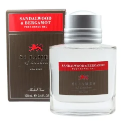 St. James of London Sandalwood & Bergamot Post-Shave Moisturizer Gel- Pre-Shave & Post-Shave