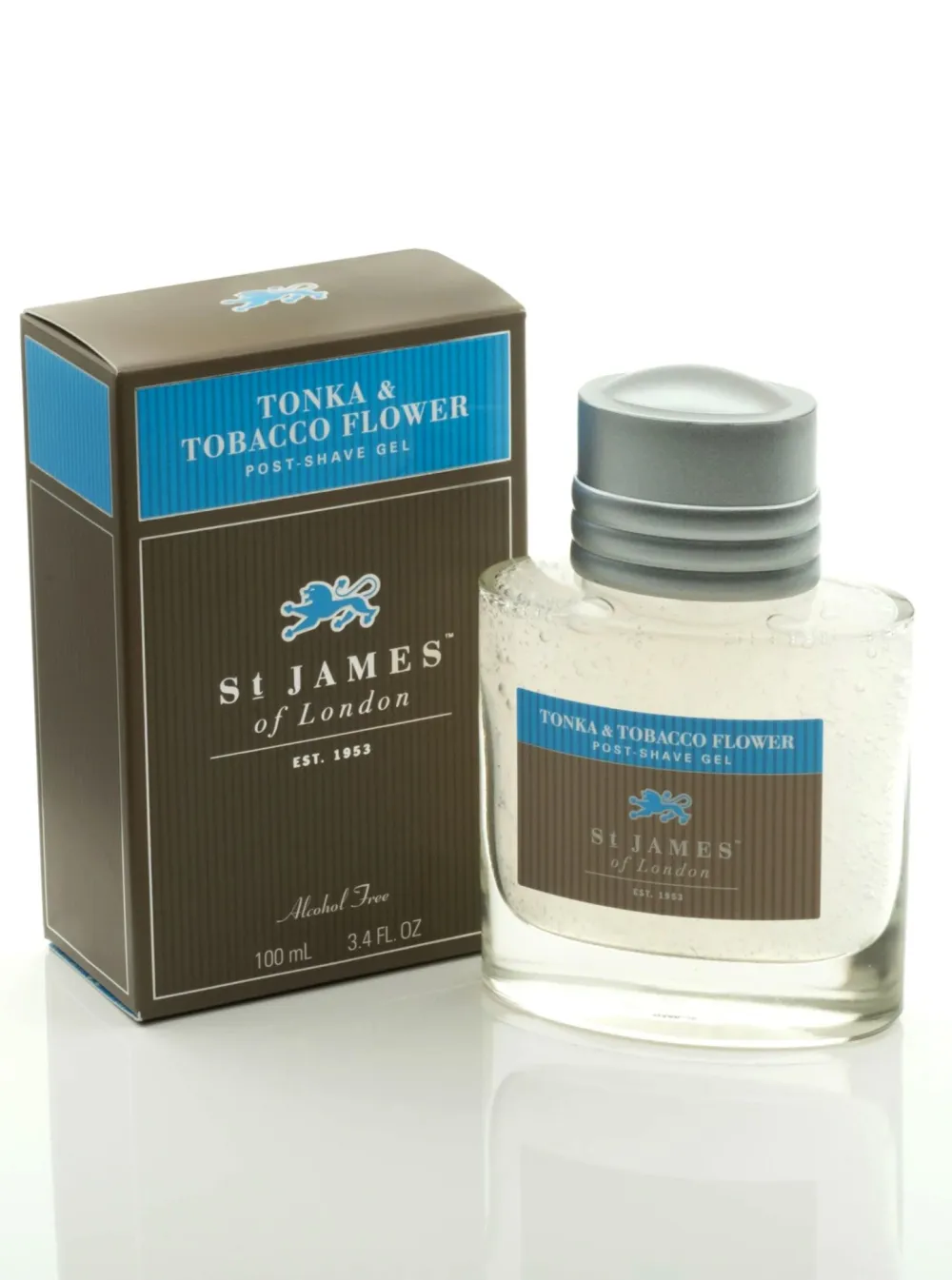 St. James of London Tonka & Tobacco Flower Post Shave Moisturizer Gel- Pre-Shave & Post-Shave