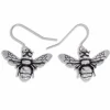 St Justin Bee Drop Earrings- Earrings|Pewter Gifts & Jewelry