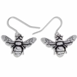 St Justin Bee Drop Earrings- Earrings|Pewter Gifts & Jewelry