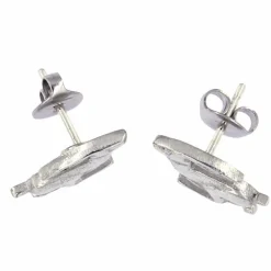 St Justin Running Hare Stud Earrings- Earrings|Pewter Gifts & Jewelry