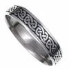 St Justin St. Justin Celtic Knotwork Bangle, Large- Pewter Gifts & Jewelry