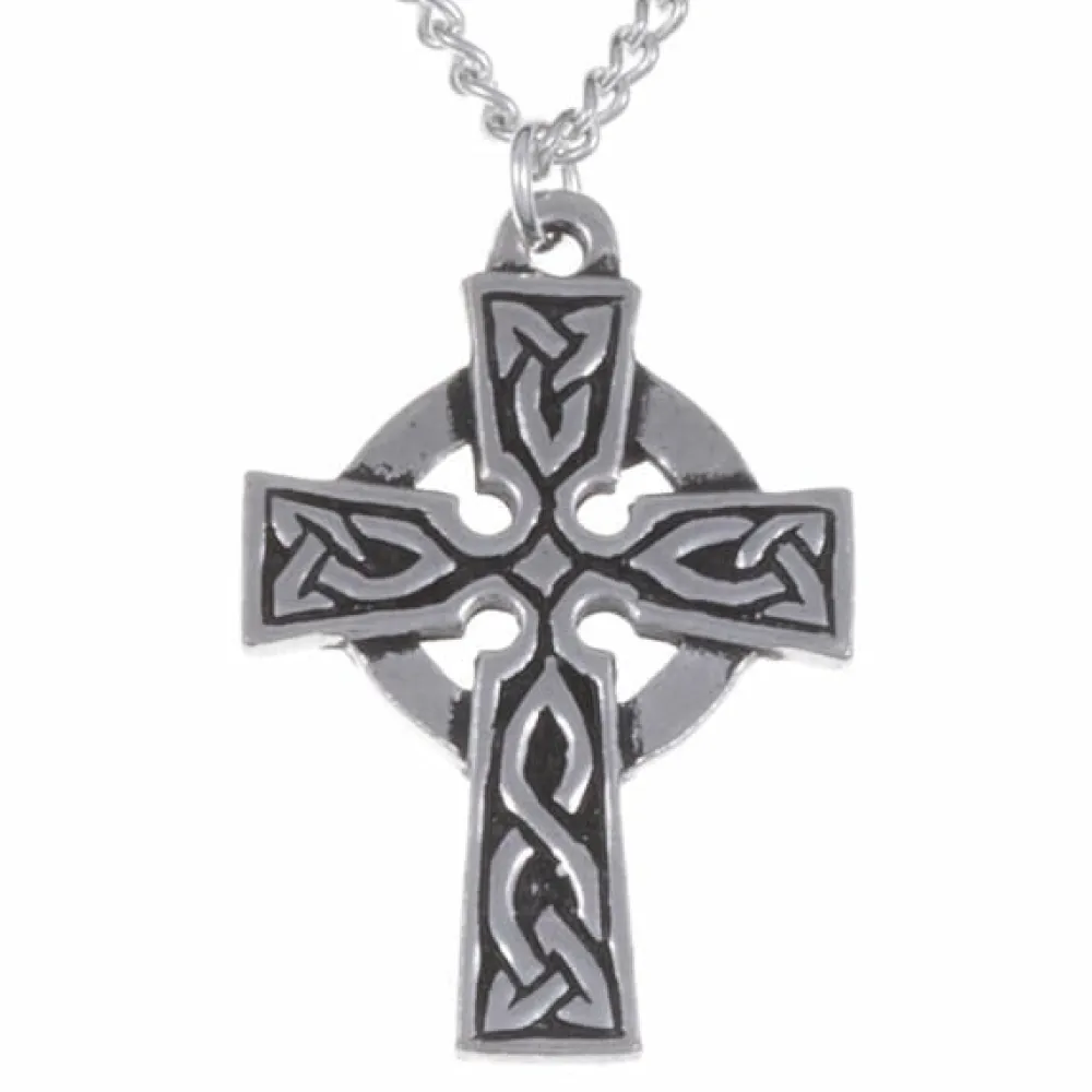 St Justin St. Petroc Cross Large Pendant Necklace- Necklaces & Pendants