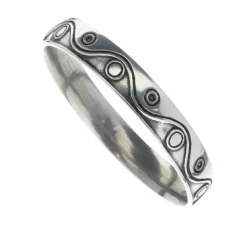 St Justin Yin Yang Bangle (Large)- Bracelets & Bangles|Pewter Gifts & Jewelry