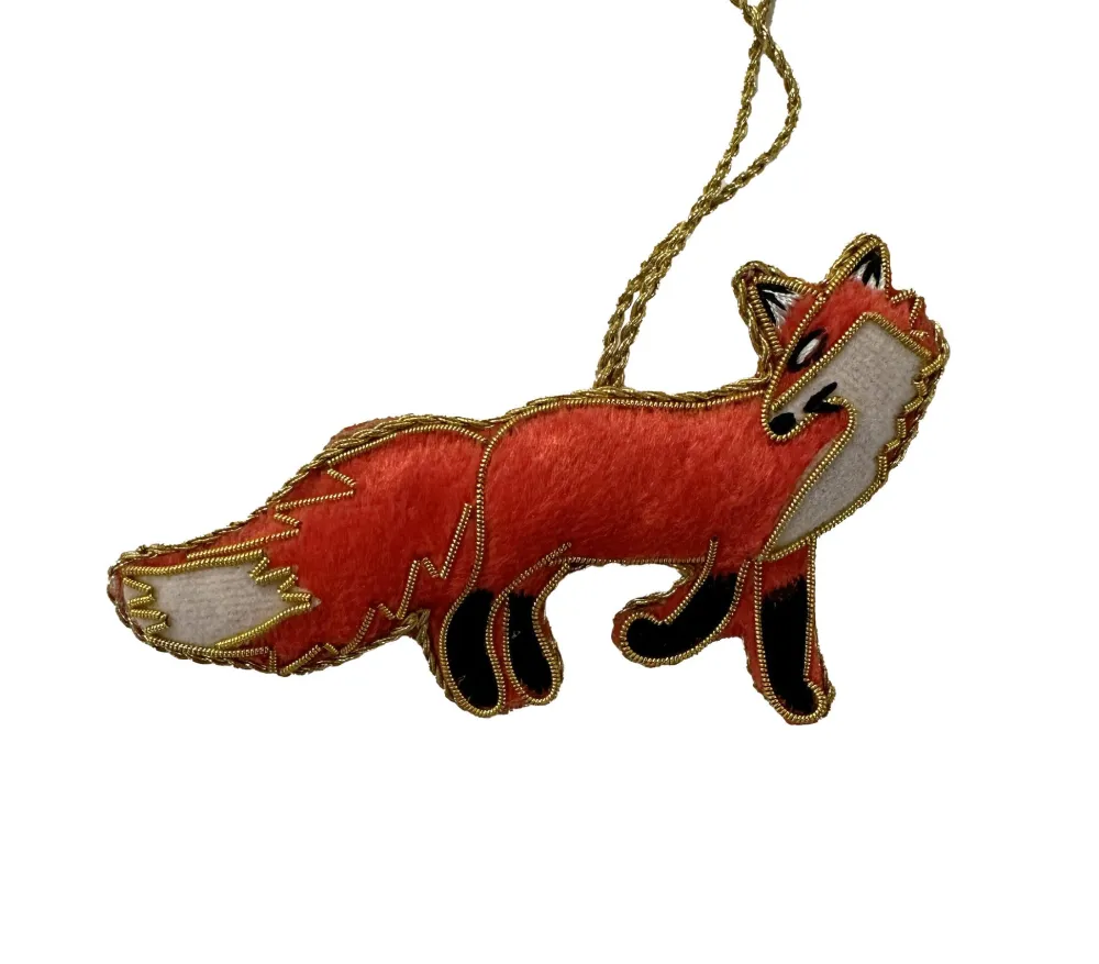St. Nicolas Fox Ornament- St. Nicolas Ornaments