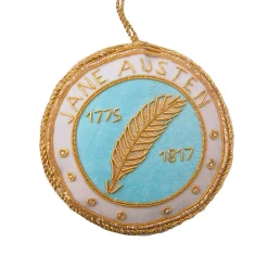 St. Nicolas Jane Austen Roundel Ornament- St. Nicolas Ornaments