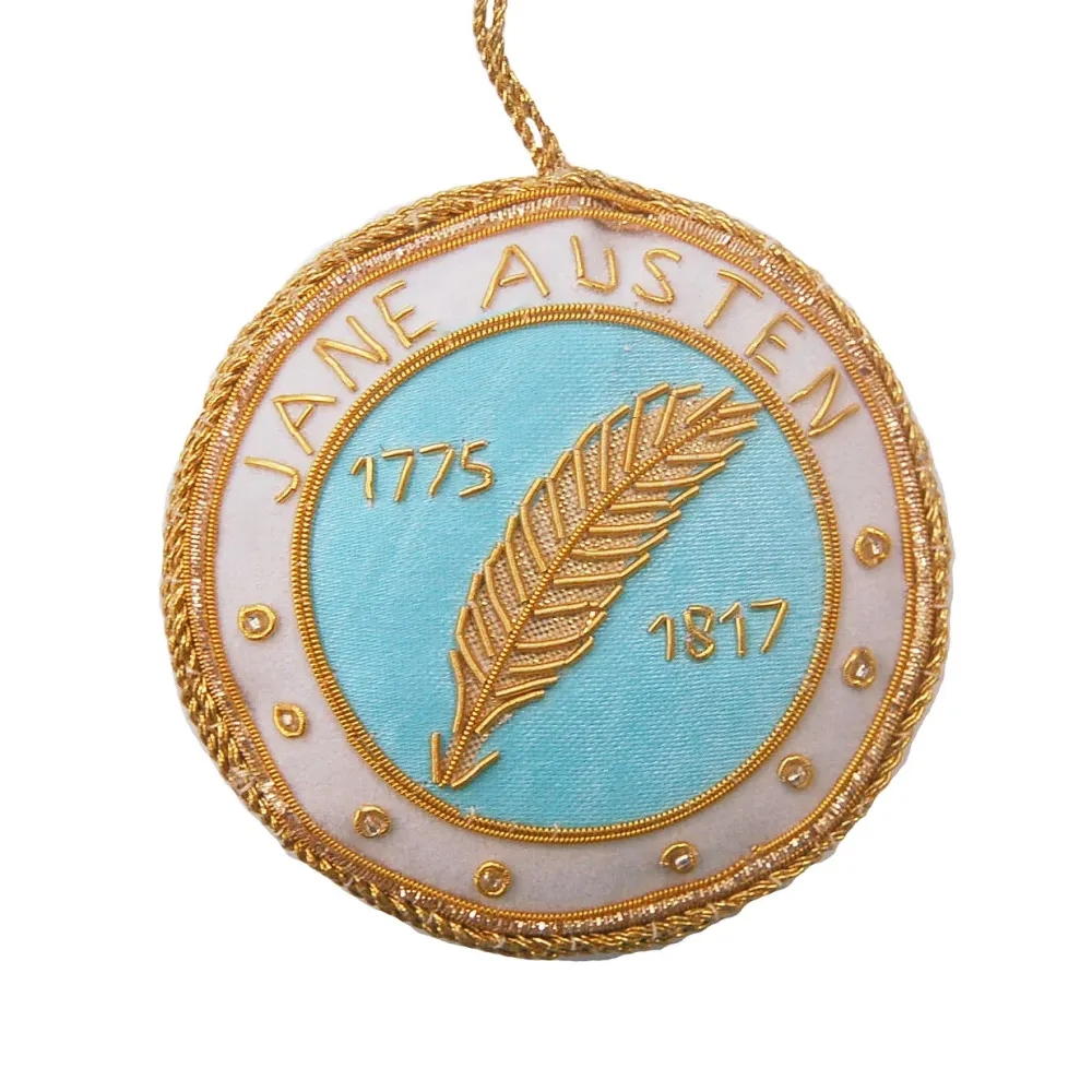 St. Nicolas Jane Austen Roundel Ornament- St. Nicolas Ornaments