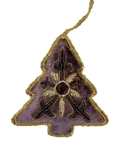 St. Nicolas Light Purple Velvet Tree Ornament- St. Nicolas Ornaments