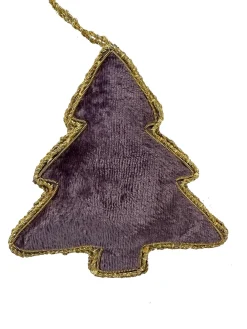 St. Nicolas Light Purple Velvet Tree Ornament- St. Nicolas Ornaments
