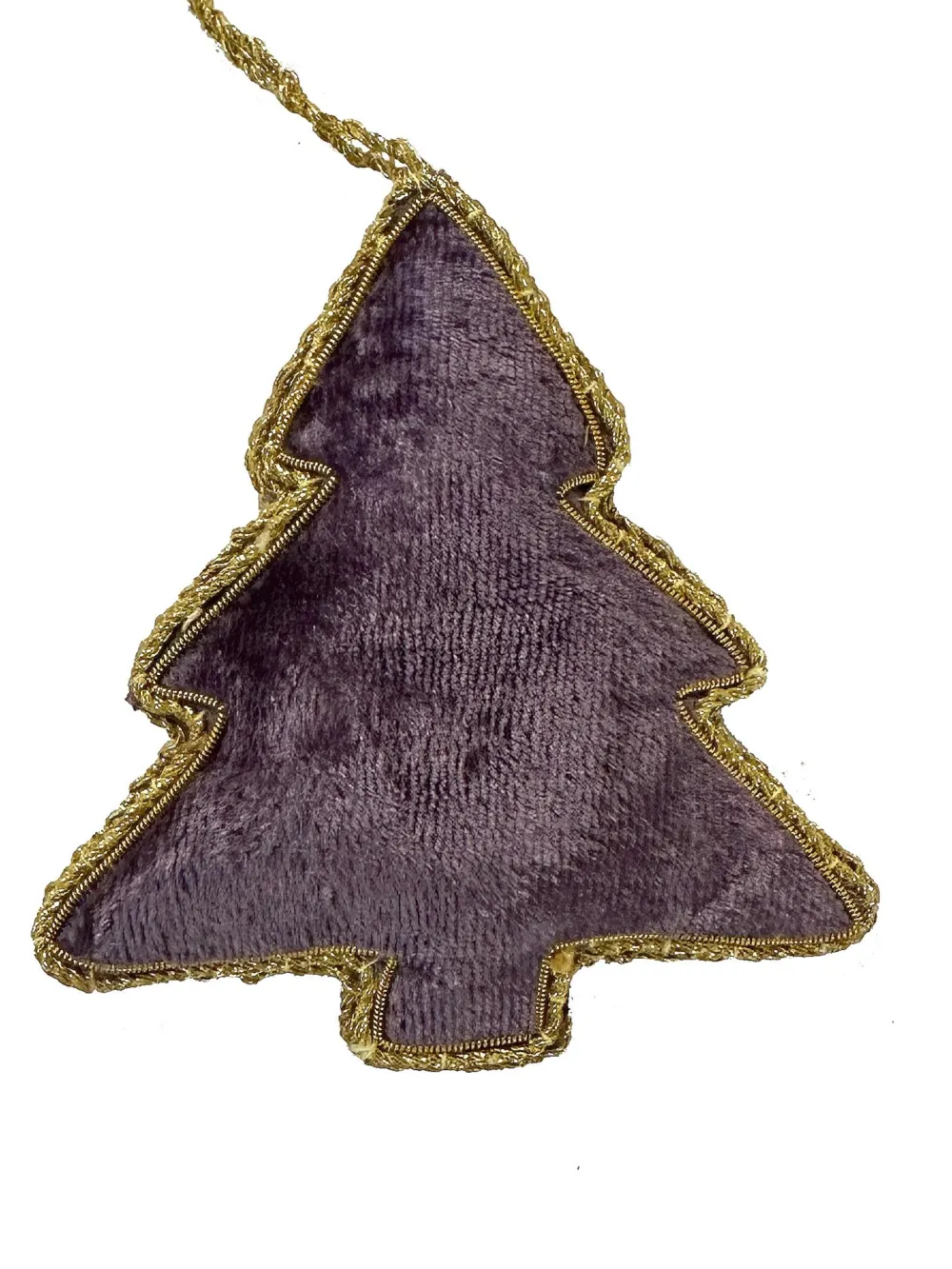 St. Nicolas Light Purple Velvet Tree Ornament- St. Nicolas Ornaments