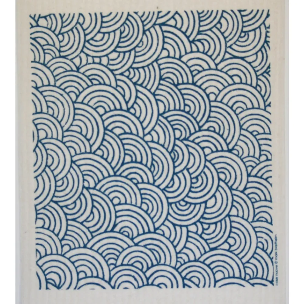 Swedish Dishcloth (Blue Circles)- Kitchen Tools