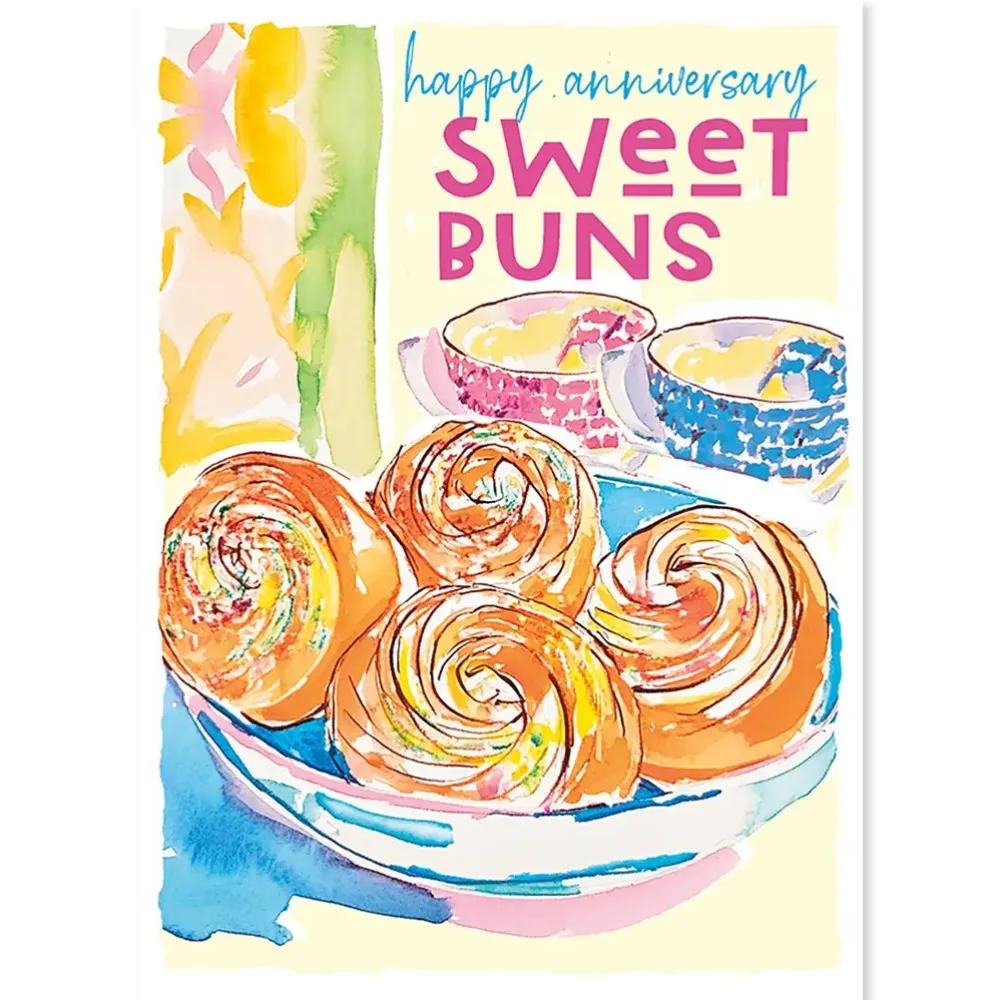 Sweet Buns Anniversary Card- Greeting Cards