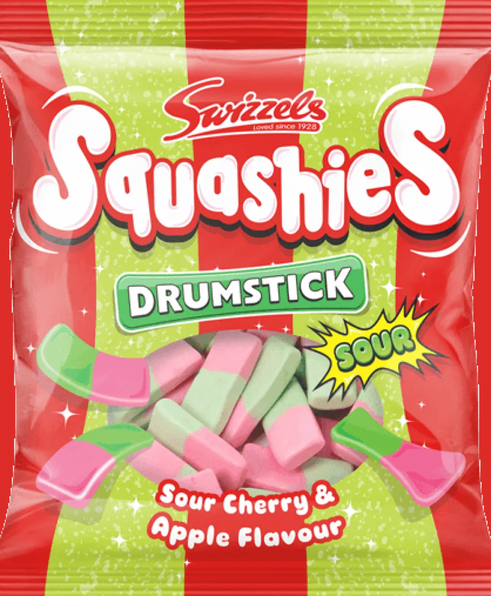 Swizzels Sour Cherry & Apple Squashies- Sweets