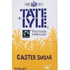 Tate + Lyle Caster Sugar 500g- Desserts & Baking