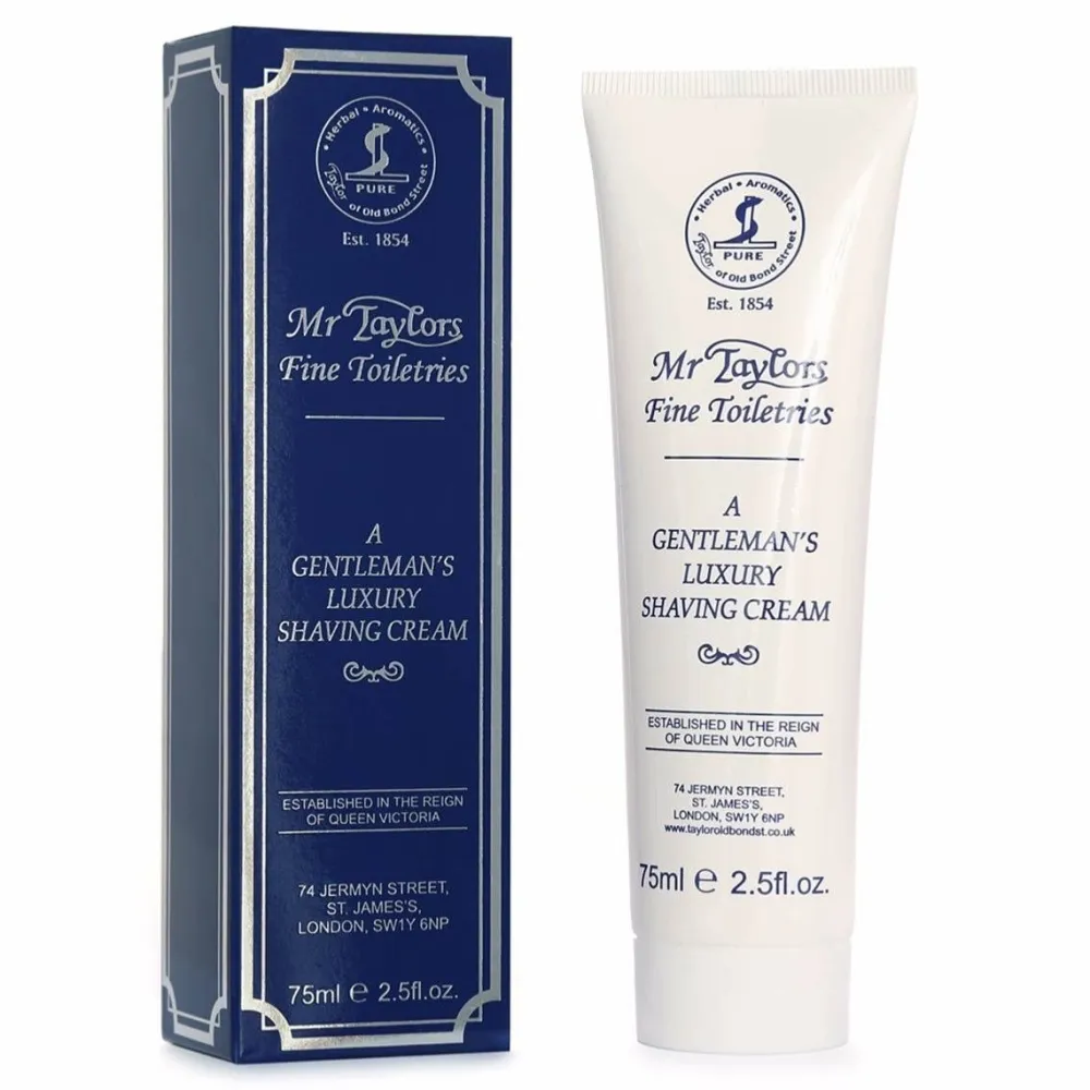 Taylor of Old Bond Street Mr. Taylor Shaving Cream Tube- Shaving Soaps & Cream