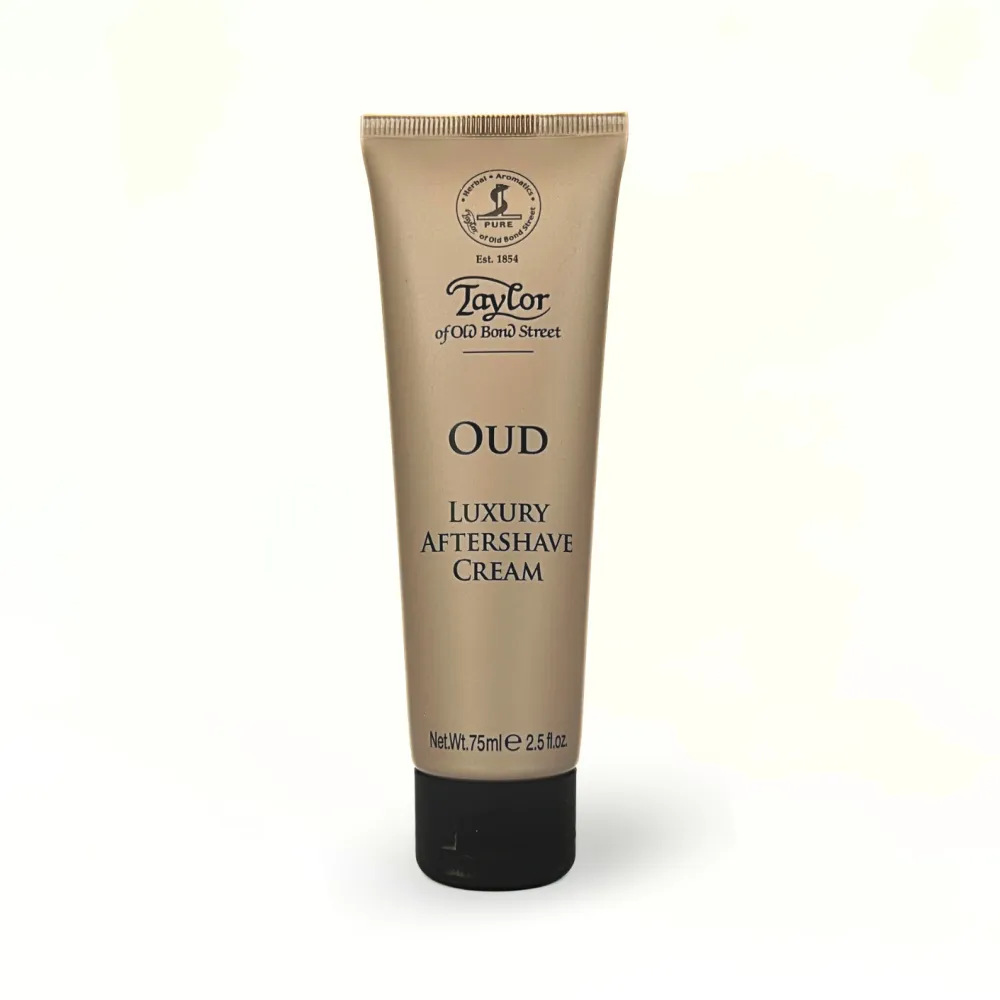 Taylor of Old Bond Street Oud Aftershave Cream Tube- Pre-Shave & Post-Shave