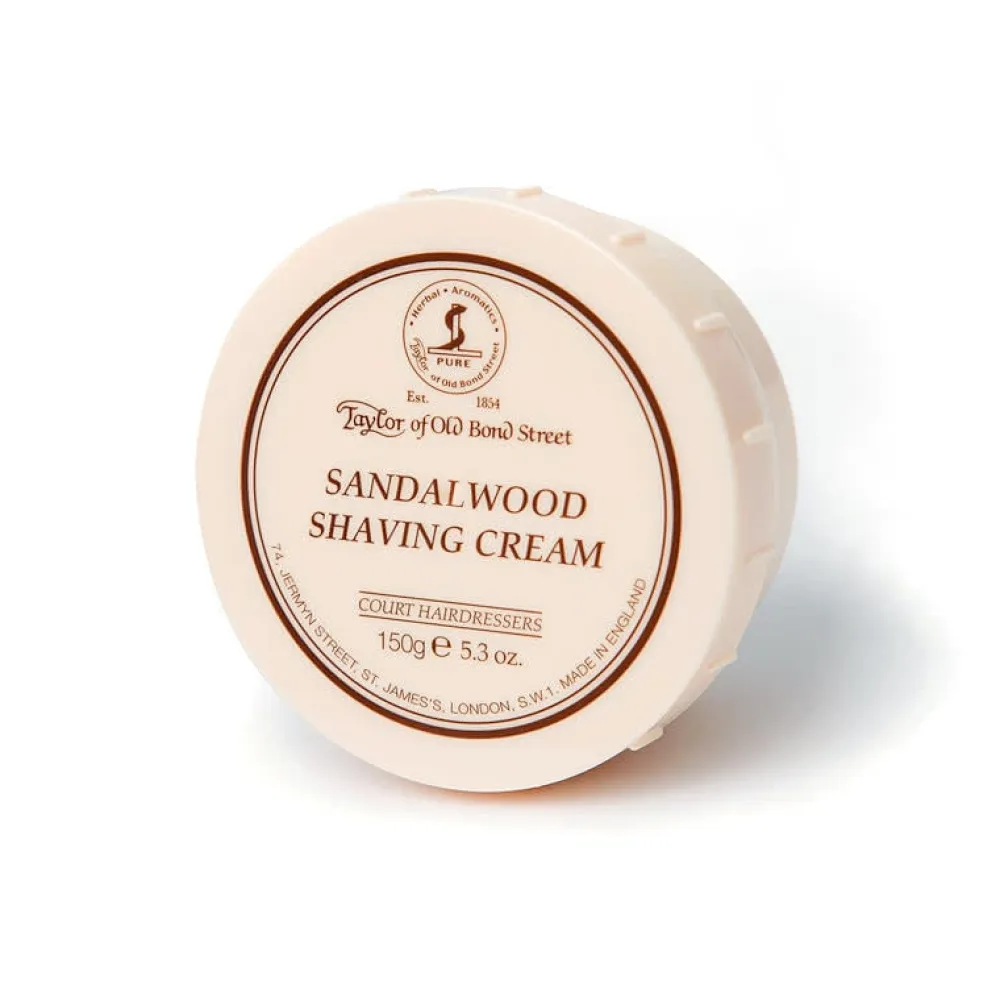 Taylor of Old Bond Street Sandalwood Shaving Cream Bowl- Shaving Soaps & Cream