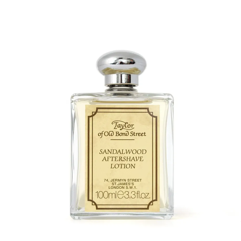 Taylor of Old Bond Street Sandalwood Aftershave Lotion- Pre-Shave & Post-Shave