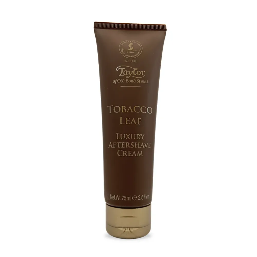 Taylor of Old Bond Street Tobacco Leaf Aftershave Cream- Pre-Shave & Post-Shave