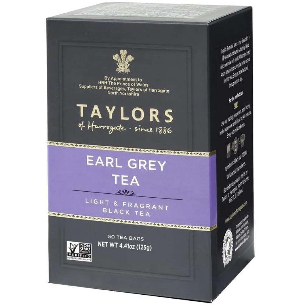 Taylors of Harrogate Taylors Earl Grey 50s- Taylors Of Harrogate