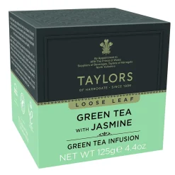 Taylors of Harrogate Taylors Green Tea with Jasmine Loose Leaf- Taylors Of Harrogate