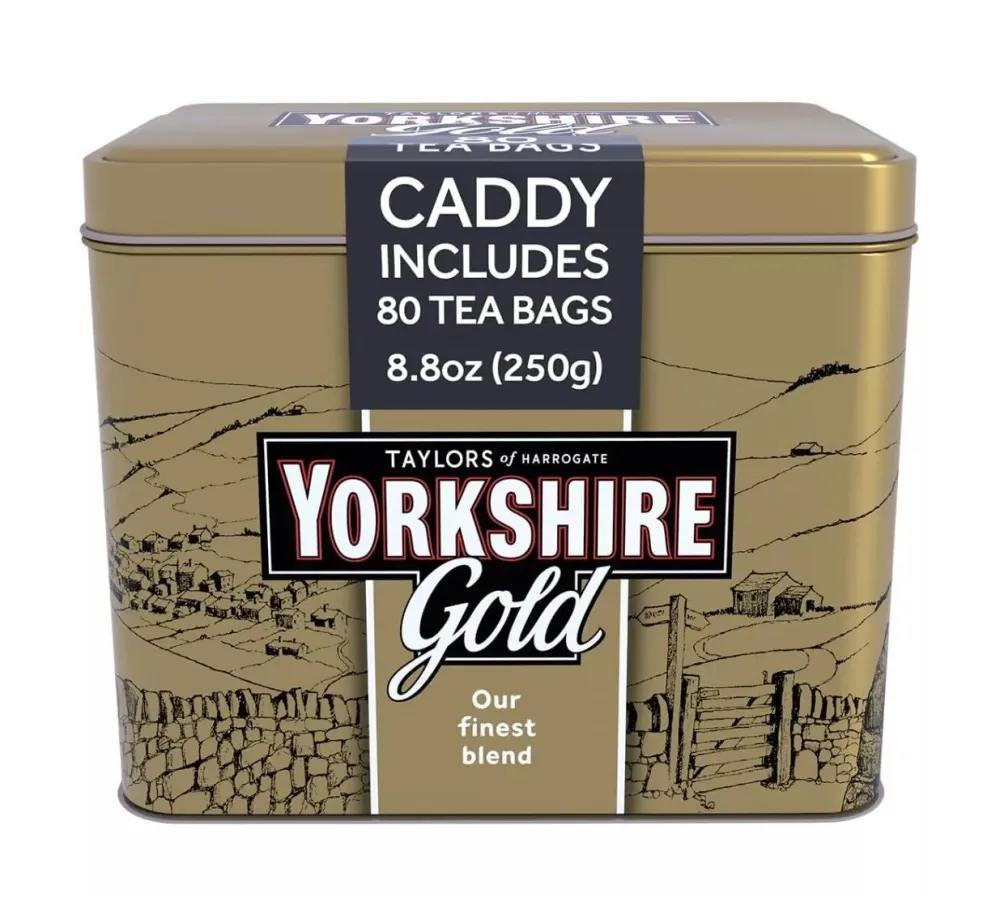 Taylors of Harrogate Yorkshire Gold Caddy 80s- Other Favourites