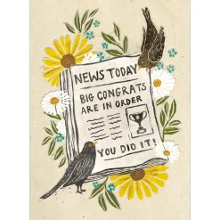 The Best News Greeting Card- Greeting Cards