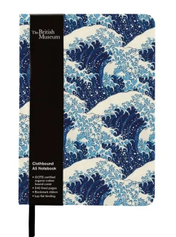 The British Museum Hokusai's Great Wave Clothbound A5 Journal- Journals & Other Stationery