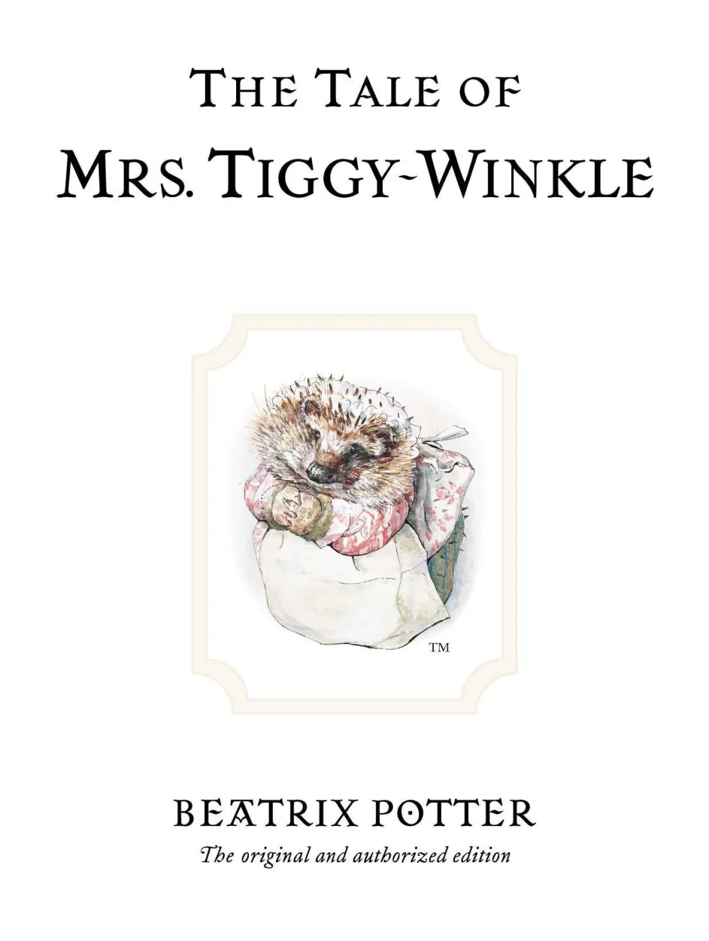 The Tale of Mrs. Tiggy-Winkle- Beatrix Potter|Toys
