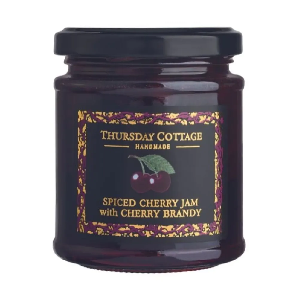 Thursday Cottage Spiced Cherry Jam with Cherry Brandy- Jams & Marmalade