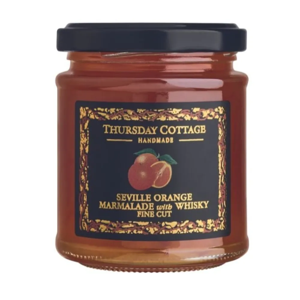 Thursday Cottage Orange & Whiskey Fine Cut Marmalade 210g- Jams & Marmalade