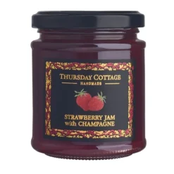 Thursday Cottage Strawberry Jam & Champagne 210g- Jams & Marmalade