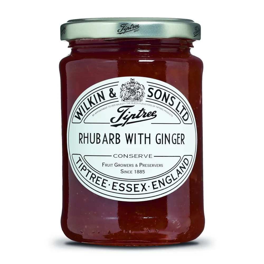 Tiptree Rhubarb with Ginger Conserve- Jams & Marmalade