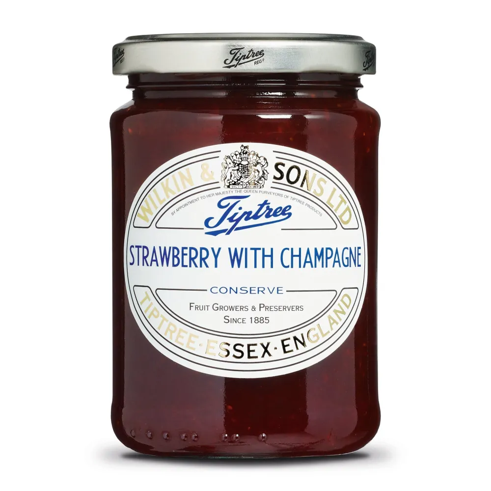 Tiptree Strawberry with Champagne Preserve- Jams & Marmalade
