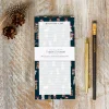 Toasted Crumpet Christmas Dogs Magnetic Shopping List Pad (Noir)- Journals & Other Stationery