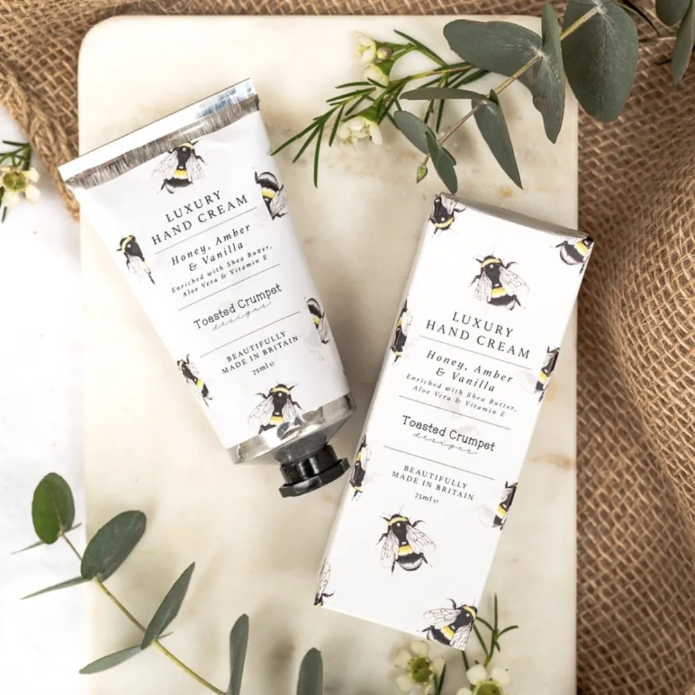 Toasted Crumpet Honey, Amber & Vanilla Hand Cream- Lotions & Creams