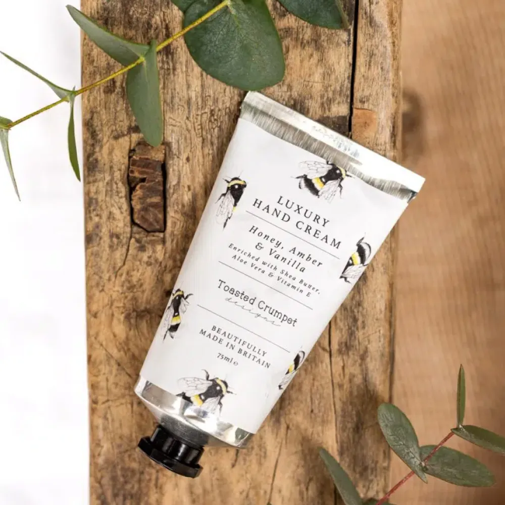 Toasted Crumpet Honey, Amber & Vanilla Hand Cream- Lotions & Creams
