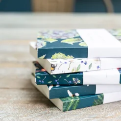 Toasted Crumpet Hydrangea Noir A6 Lined Pocket Notebook- Journals & Other Stationery