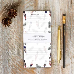 Toasted Crumpet Nutcracker (Pure) Magnetic Shopping List- Journals & Other Stationery