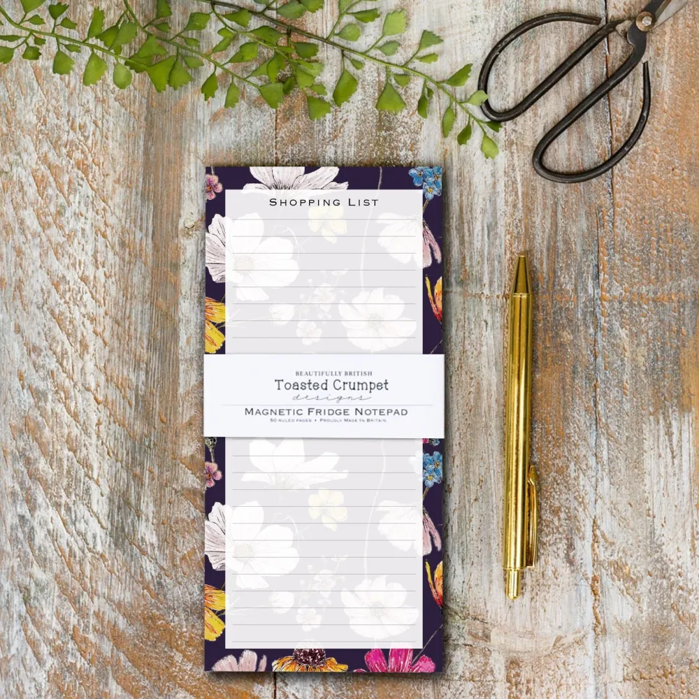 Toasted Crumpet Regency Gardens Shopping List- Journals & Other Stationery