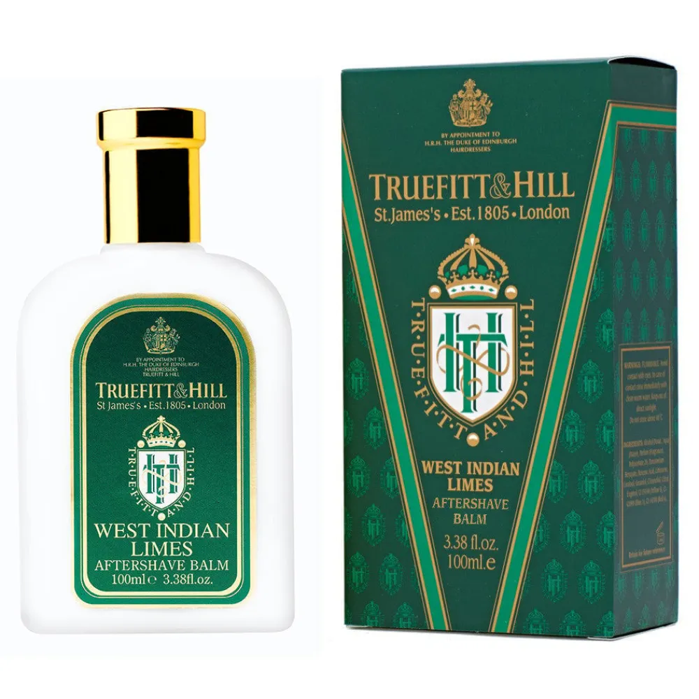 Truefitt & Hill West Indian Limes Aftershave Balm- Pre-Shave & Post-Shave