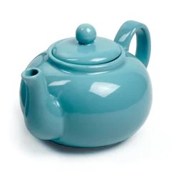 Turquoise Small Stoneware Teapot- Teapots