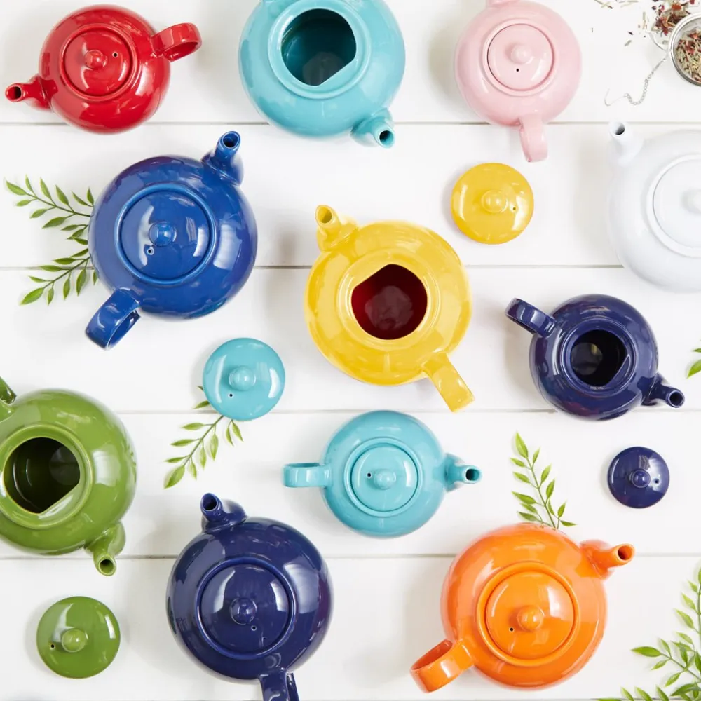 Turquoise Small Stoneware Teapot- Teapots