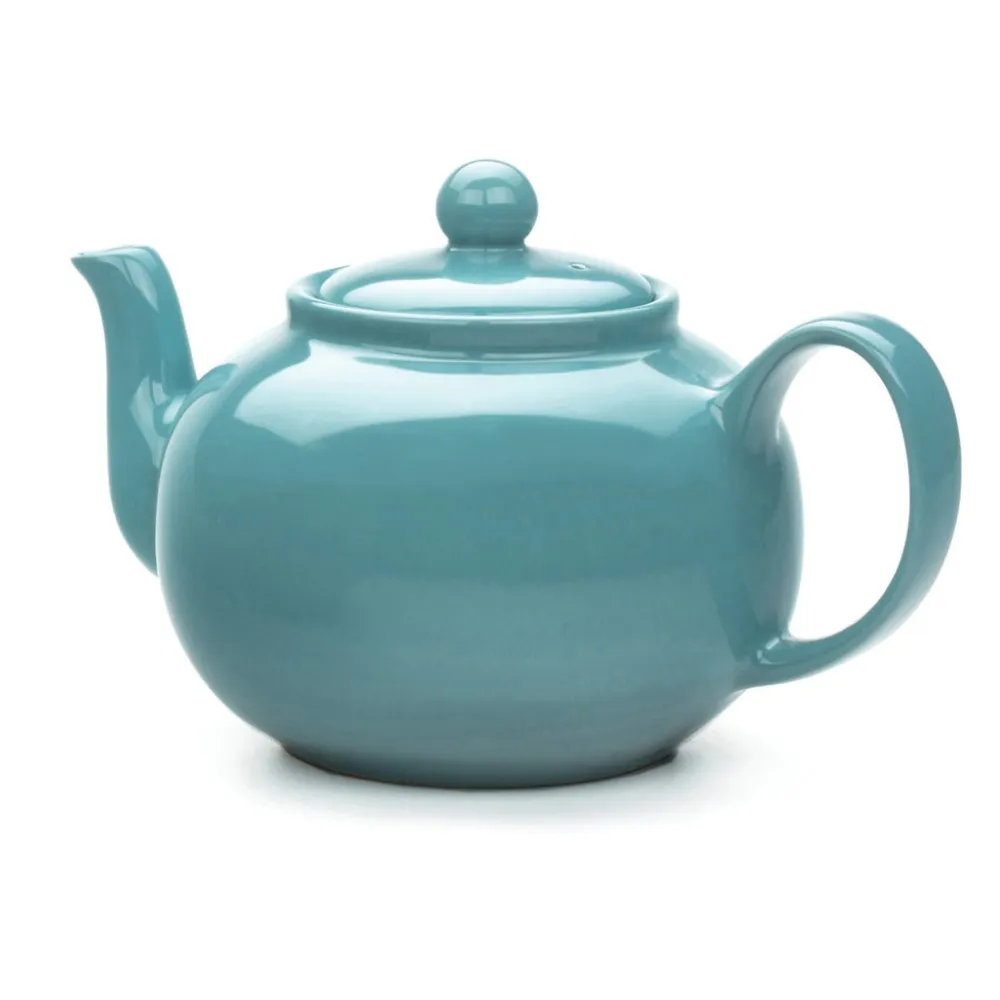 Turquoise Stoneware Teapot- Teapots