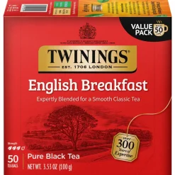 Twinings English Breakfast Tea 50s- Twinings