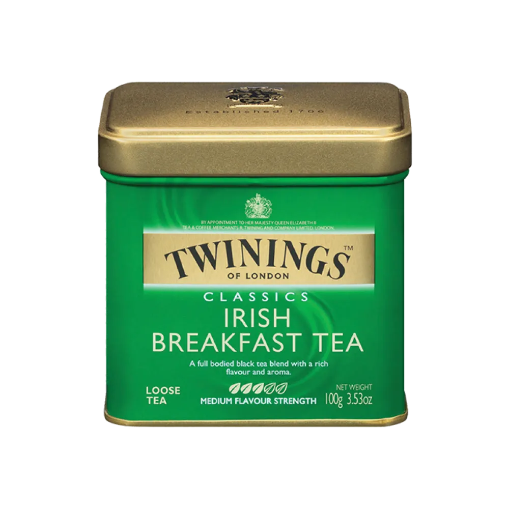 Twinings Irish Breakfast Loose Tin 100g- Twinings