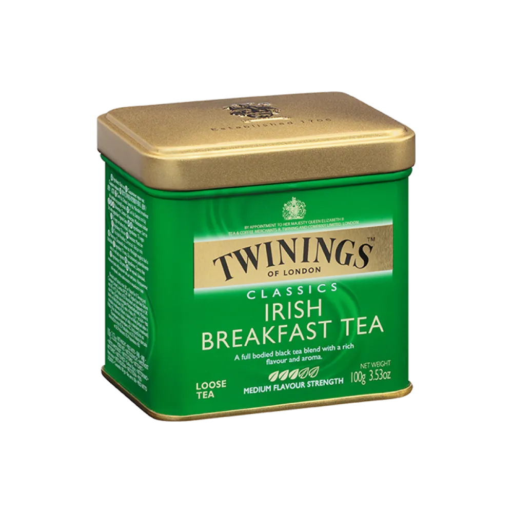 Twinings Irish Breakfast Loose Tin 100g- Twinings