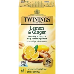 Twinings Lemon & Ginger Herbal 25s- Twinings